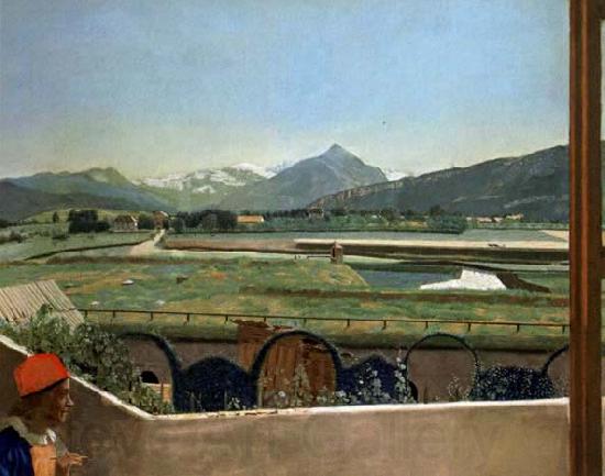 Jean-Etienne Liotard View of Geneva from the Artist s House Norge oil painting art